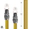 Flextron Gas Line Hose 3/8'' O.D.x60'' Len 1/2" MIP Fittings Yellow Coated Stainless Steel Flexible Connector FTGC-YC14-60A - alternate 5